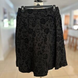 Joe Benbasset Black A-Line Cocktail Skirt